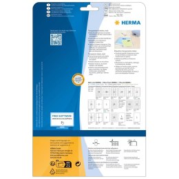 HERMA 4375 etykiet do nadruku Przezroczysty Samoprzylepne etykiety do drukowania