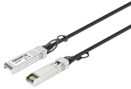 Intellinet 508445 kabel InfiniBand / światłowodowy 3 m SFP+ Czarny, Srebrny