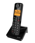 Alcatel S280 EWE Telefon w systemie DECT Nazwa i identyfikacja dzwoniącego Czarny