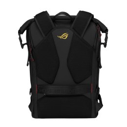ASUS ROG SLASH Backpack Edition 20 plecak Plecak rolowany Czarny Poliester, Skóra woskowana (Pull Up)