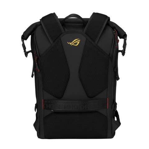 ASUS ROG SLASH Backpack Edition 20 plecak Plecak rolowany Czarny Poliester, Skóra woskowana (Pull Up)