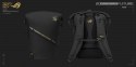 ASUS ROG SLASH Backpack Edition 20 plecak Plecak rolowany Czarny Poliester, Skóra woskowana (Pull Up)