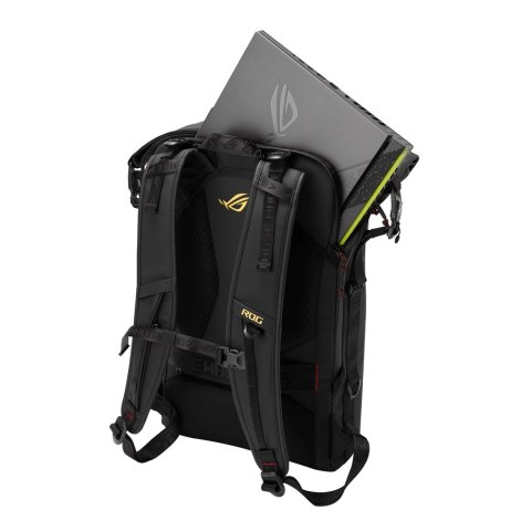 ASUS ROG SLASH Backpack Edition 20 plecak Plecak rolowany Czarny Poliester, Skóra woskowana (Pull Up)