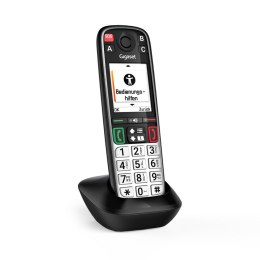 Gigaset EASY 500HX Telefon analogowy/DECT Nazwa i identyfikacja dzwoniącego Czarny, Srebrny