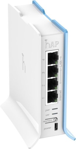 Mikrotik RB941-2ND-TC punkt dostępowy WLAN 300 Mbit/s Niebieski, Biały