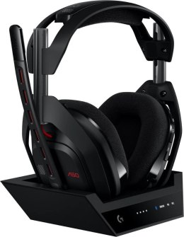 Słuchawki bezprzewodowe LOGITECH Astro A50 Gen5 Czarny (Czarny)