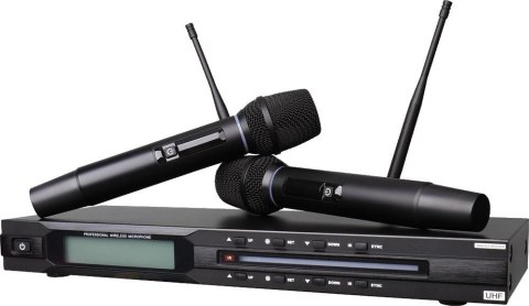 Zestaw mikrofonów bezprzewodowych Nexal Dual-Channel Wireless Microphone System
