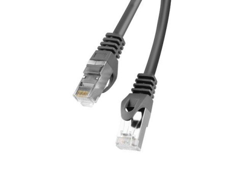 LANBERG PATCHCORD KAT.6 FTP 0.5M CZARNY FLUKE PASSED
