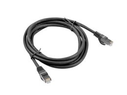 LANBERG PATCHCORD KAT.6 FTP 2M CZARNY FLUKE PASSED