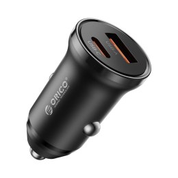 Ładowarka samochodowa Orico PM-65-1A1C-BK-EP PD 65W, USB-C, USB-A