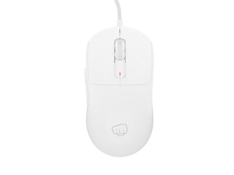 Mysz dla graczy Fury Tanto T4 12000DPI RGB biała gamingowa przewodowa