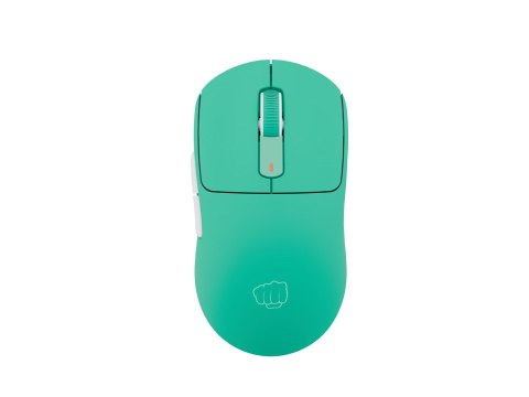 Mysz dla graczy Fury Tanto T4 12000DPI RGB miętowa gamingowa bezprzewodowa