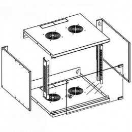 TECHLY SZAFKA WISZĄCA ECO 19 6U/320MM ZMONTOWANA S