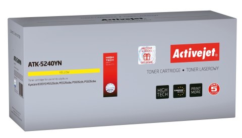 Activejet ATK-5240YN Toner (zamiennik Kyocera TK-5240Y; Supreme; 3000 stron; żółty)