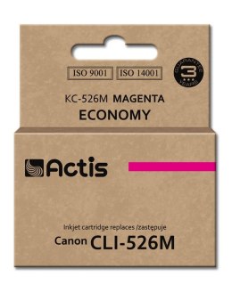 Actis KC-526M Tusz (zamiennik Canon CLI-526M; Standard; 10 ml; czerwony)