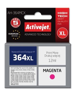 Activejet AH-364MCX Tusz (zamiennik HP 364XL CB324EE; Premium; 12 ml; czerwony)