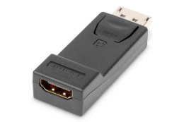 Digitus Adapter Displayport 1080p 60Hz FHD Typ DP/HDMI A M/Ż czarny