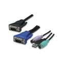 Intellinet Przełącznik KVM 8-portowy USB/PS2 z OSD, rackowy