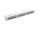 Lanberg Patch Panel 24 Port 1U Kat.6 szary ekranowany