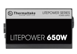 Thermaltake Litepower II Black 650W (Active PFC, 2xPEG, 120mm, Single Rail)