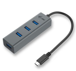 I-tec USB-C Metal 4-portowy HUB USB 3.0 4x USB 3.0