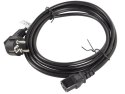 Lanberg Kabel zasilający CEE 7/7 - IEC 320 C13 VDE 3M czarny