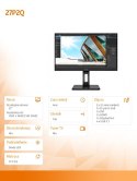 AOC Monitor 27P2Q 27 cali IPS DVI HDMI DP USB Pivot