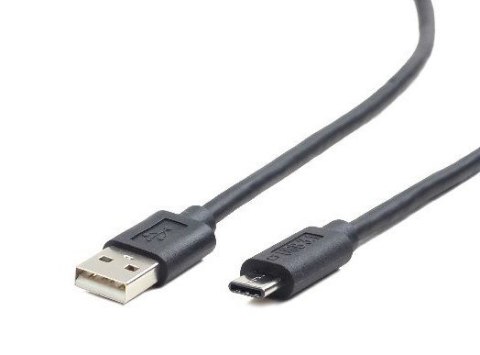 Kabel GEMBIRD CCP-USB2-AMCM-6 (USB 2.0 M - USB typu C M; 1,8m; kolor czarny)