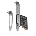 AXAGON PCEA-P1N Kontroler PCIe 1x port równoległy LPT, w zestawie SP & LP