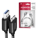 AXAGON BUMM3-AM10AB Kabel Micro-B USB USB-A 3.2 Gen 1, 1m, 3A, ALU, PVC Czarny