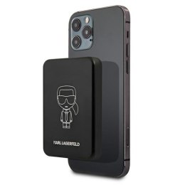 Karl Lagerfeld Powerbank indukcyjny Magsafe KLPBMSOIBK 3000mAh