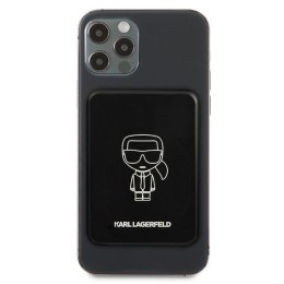 Karl Lagerfeld Powerbank indukcyjny Magsafe KLPBMSOIBK 3000mAh