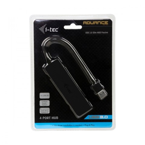 I-tec USB 3.0 Slim PASS 4 porty pasywny Win/MAC