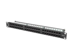 Lanberg Patch Panel 48 Port 1U Kat.6 czarny