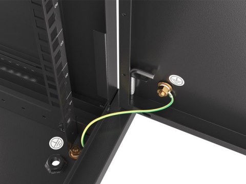 Lanberg Szafa wisząca 19 6U 600x600 WF01-6606-00B czarna