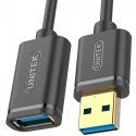 Unitek Przedłużacz USB 3.0, 1M, AM-AF; Y-C457GBK