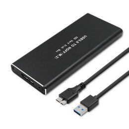 Qoltec Obudowa | kieszeń do dysków SSD M.2 SATA | NGFF | USB 3.0