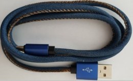 Gembird Kabel USB 8 pin premium jeans 1 m