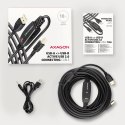 AXAGON ADR-210B USB 2.0 A-M -> B-M Aktywny kabel połączeniowy/wzmacniacz 10m