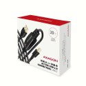 AXAGON ADR-220B USB 2.0 A-M -> B-M aktywny kabel połączeniowy/wzmacniacz 20m