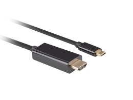 Lanberg Kabel USB-C(M)->HDMI(M) 4K 60HZ czarny