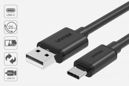 Unitek Kabel USB-C - USB-A 2.0; 1.5m; M/M; C14067BK