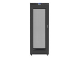 Lanberg Szafa instalacyjna rack stojąca 19 cali 37U 800x1000 czarna drzwi perforowane LCD ( Flat pack)