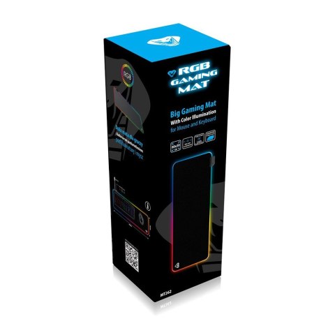 Media-Tech Duża mata gamingowa z kolorowym podświetleniem RGB GAMING MAT MT262