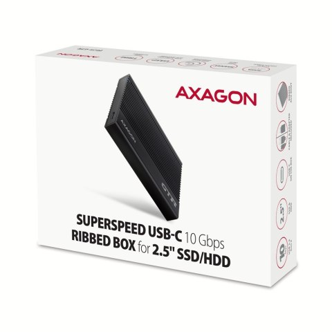 AXAGON EE25-GTR Obudowa zewnętrzna aluminiowa USB 3.2 Gen 2 - SATA 6G 2.5 cala SSD/HDD