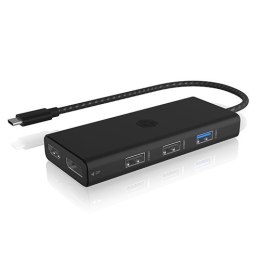 IcyBox Stacja dokująca IB-DK4011-CPD 9in1,HDMI,DP,CR,TYPE-C