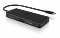 IcyBox Stacja dokująca IB-DK4011-CPD 9in1,HDMI,DP,CR,TYPE-C