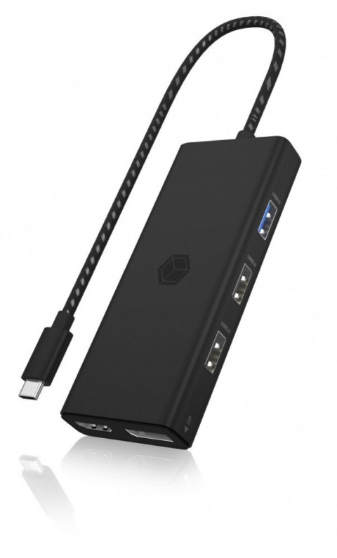 IcyBox Stacja dokująca IB-DK4011-CPD 9in1,HDMI,DP,CR,TYPE-C