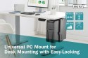 Digitus Uniwersalny uchwyt do montażu PC pod biurkiem z mechanizmem Easy-Locking